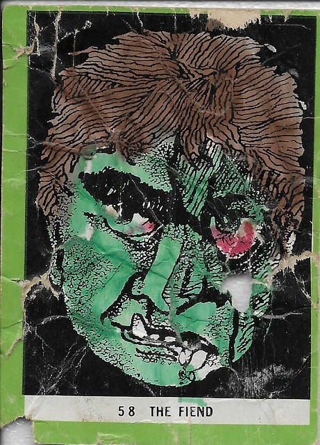 Terror Monster Series Card No. 58 ( Rosan 1963 )