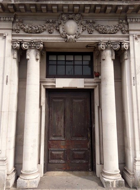 Entrance to the old Lloyds bank in Great Yarmouth