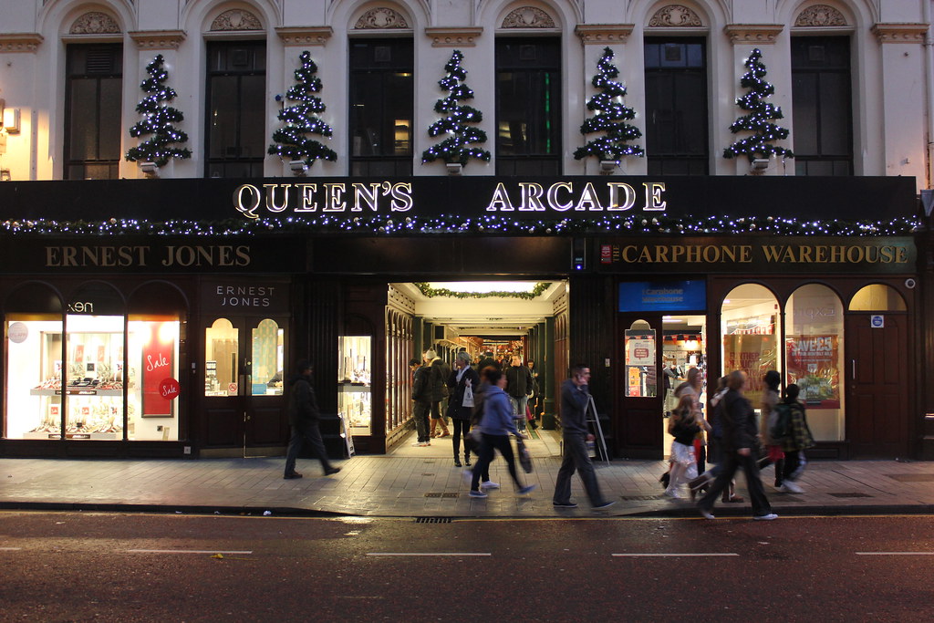 Queen's Arcade, from Donegall Place, Belfast