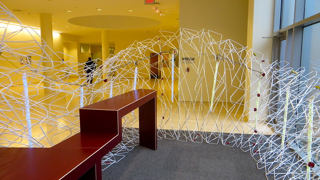 Interactive sculpture at NCRC