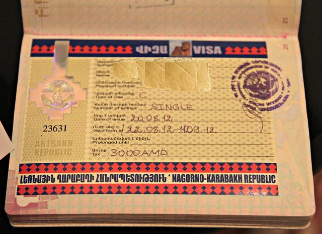 Nagorno Karabakh visa
