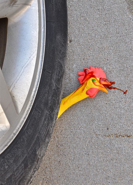 Why the Rubber Chicken Did Not Want to Cross the Road