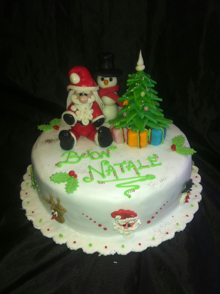 Torte Di Natale Decorate.Torta Di Buon Natale Cakestore Flickr