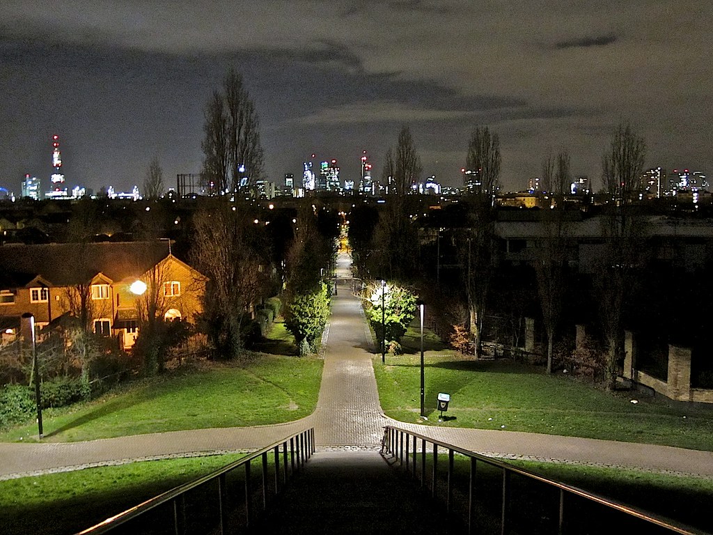 The Shard and the City from Stave Hill