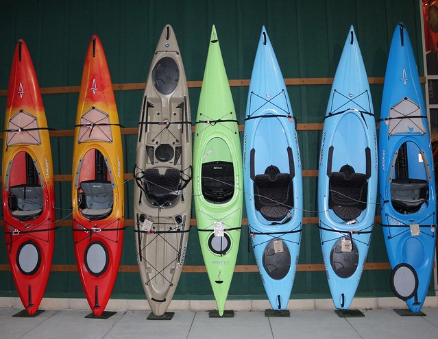 Colorful Kayaks @ L.L. Bean