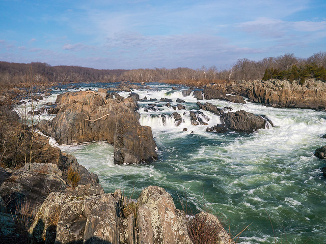 The Potomac River at Great Falls, VA