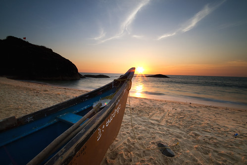 sunset india beach landscape boat sand karnataka udupi mangalore kaup kapu arabiansea sigma1020mm canoneos7d