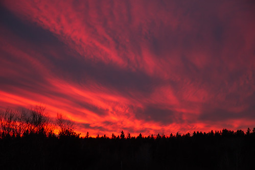 IMG_4272 Fiery Sunset by Wallace River,