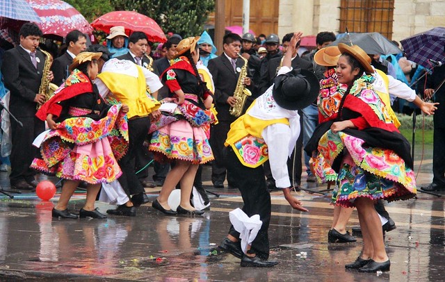 Huaylash Huanca, danza peruana, Junín, Perú