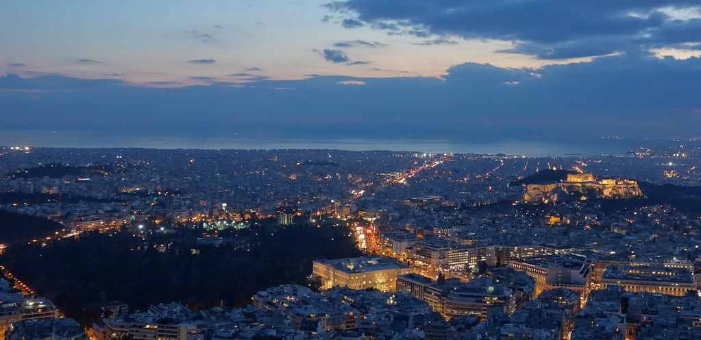 Athens from Lycabettus hill