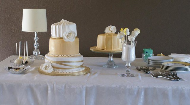 Wedding cake tasting