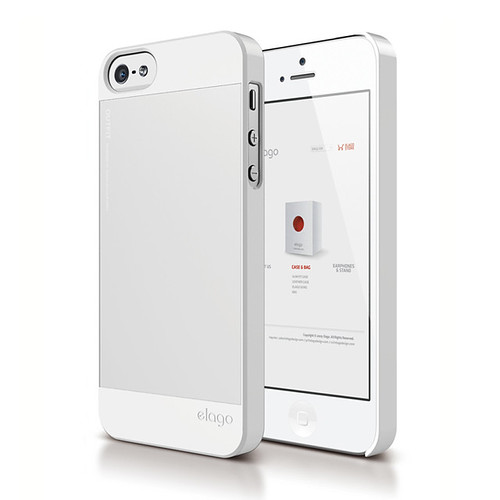White Ultra-thin Meta Cover for iphone 5 | by moonyang8