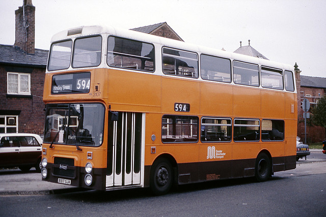 Greater Manchester 3107, Leigh, September 1986