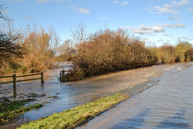 Gloucester - flooded A417