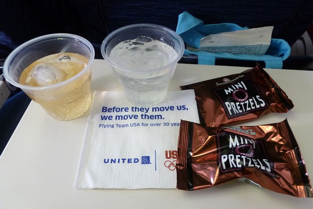Inflight Meal at United Flight