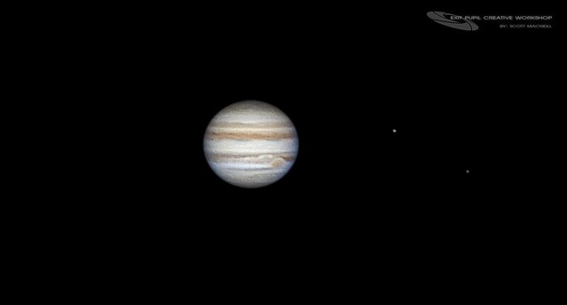 Jupiter, Io, and Europa