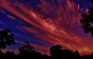 Sunset over Maddingley Victoria
