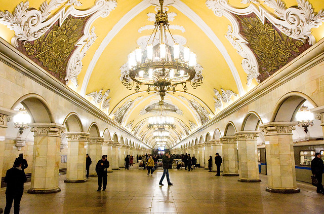 Komsomolskaya metro station, Moscow