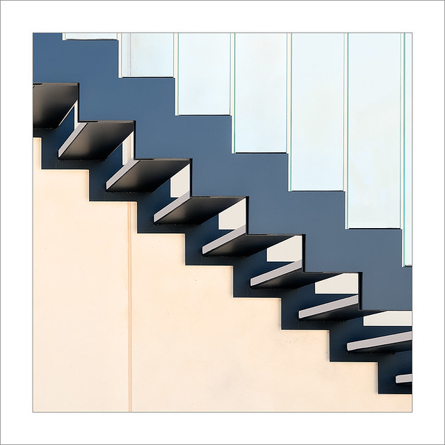 Diagonal amb graons / Diagonal with steps.