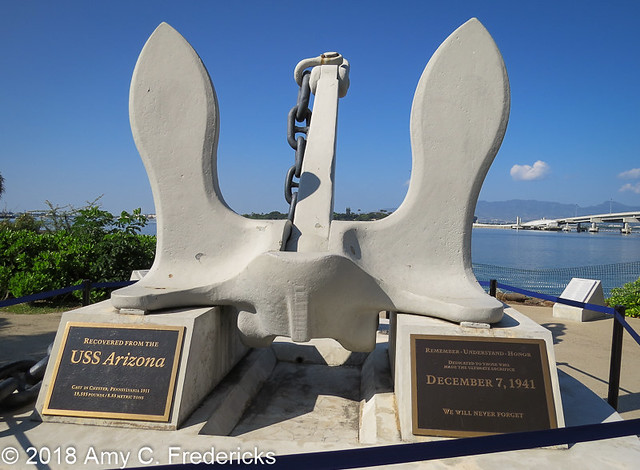 Honolulu HI - WWII Valor in the Pacific National Monument - USS Arizona anchor