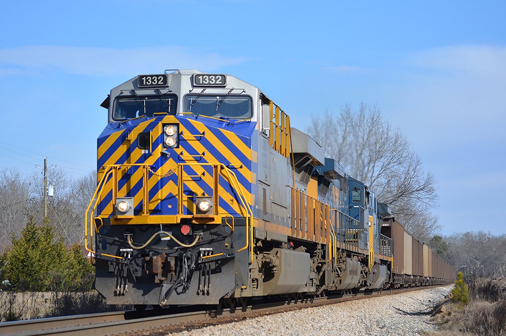 CREX ES44AC 1332-T178 | CSXT Southbound Coal Train T178 pass… | Flickr