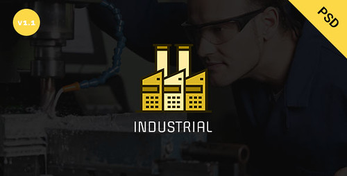 Industrial - Industry & Business PSD Template | by wpthemeshaper