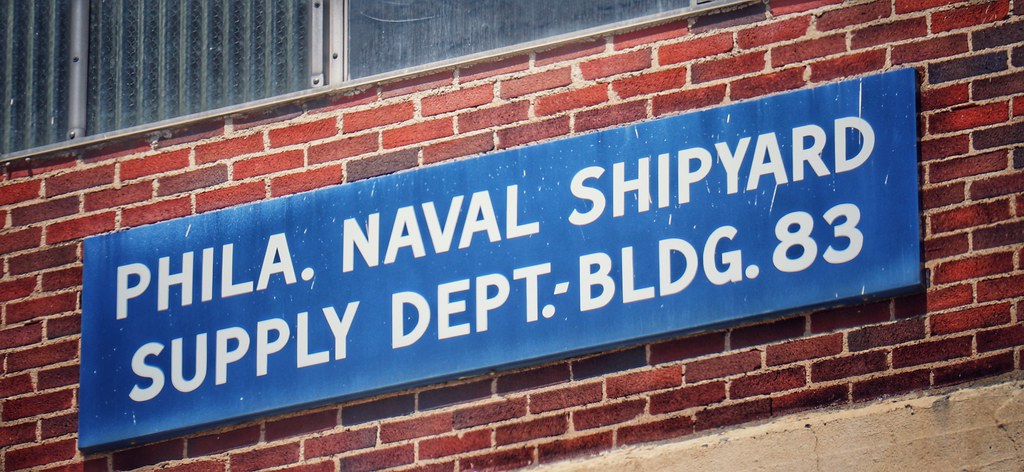 Naval Shipyard Sign