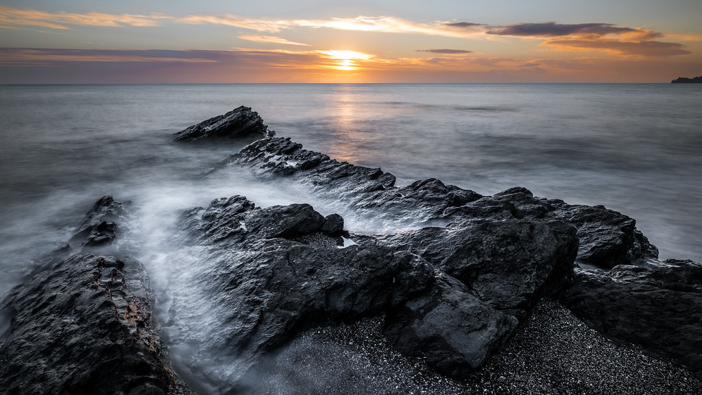 Sunrise in Portmarnock - Dublin, Ireland - Seascape photography