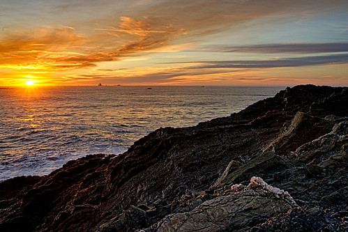 Otter Point by Grace Alone, sunset oregon point otter