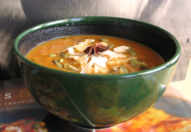 Pumpkin coconut soup. IMG_0545
