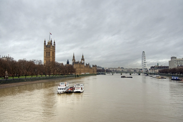 Houses of Parliament & River Thames