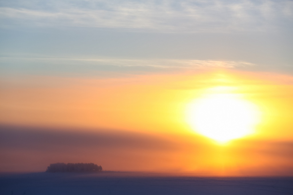 January sunrise at Luleå archipelago in -25C - Landscapes and nature