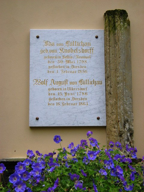 Grabstätte Ida und Wolf August v. Lüttichau