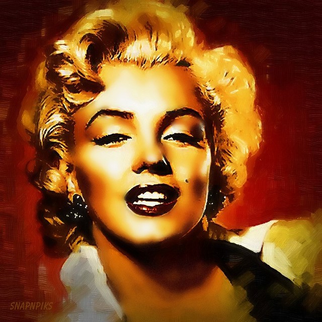 Marilyn Monroe | Digital Gothic Style Oil Painting - Virtual… | Flickr