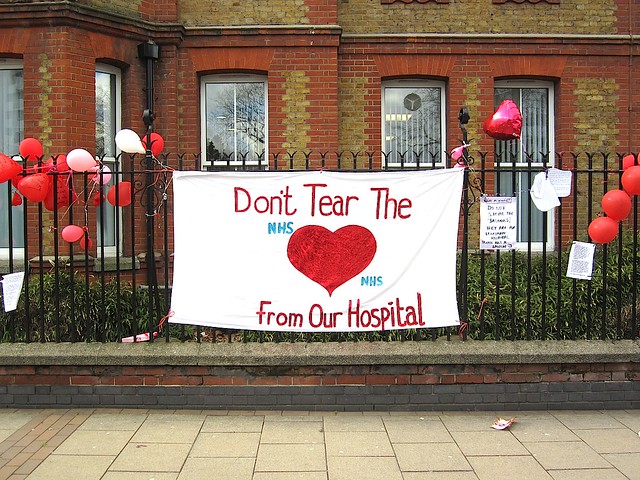 Don't tear the ♥ from our hospital