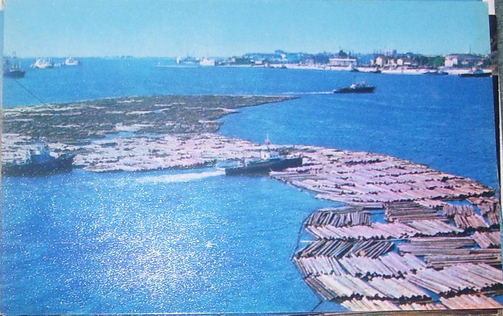 Arkhangelsk, Northern Dvina River | Postcard 1970s | handrejka | Flickr