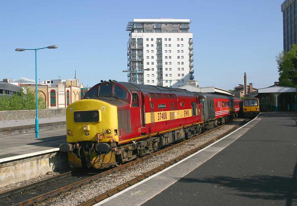 37408 Cardiff Queen St | Class 37/4 No. 37408 'Loch Rannoch'… | Flickr