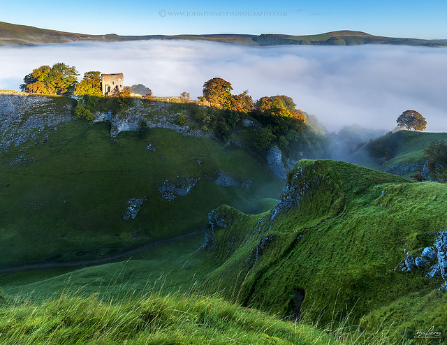 Cave dale and Peveril castle