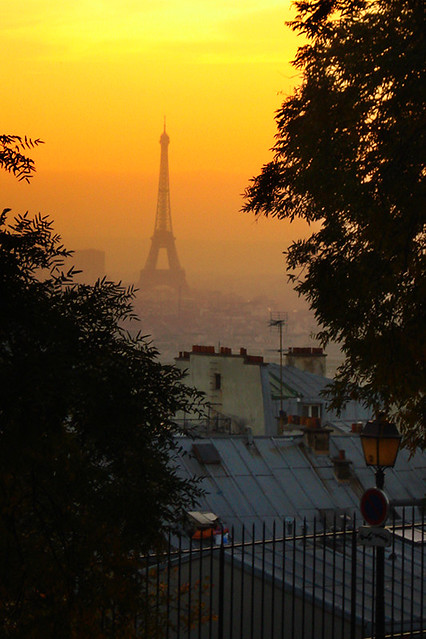 Paris Sunset | View of the Eiffel Tower from Sacre Coeur www… | Flickr