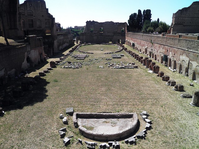 The Hippodrome of Domitian, the Palatine, Rome