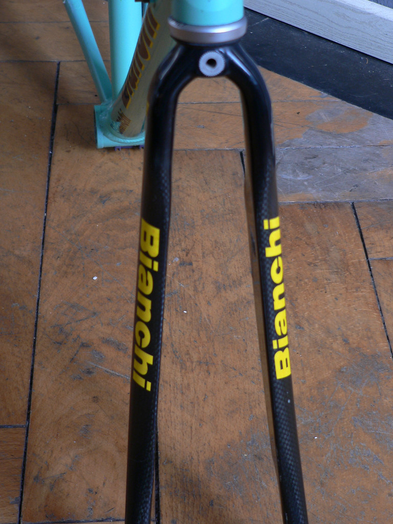 Tige De Selle Carbone Bianchi Reparto Corse - 90mm De Long, 31.8mm De Diamètre, Angle -6° | Occasion