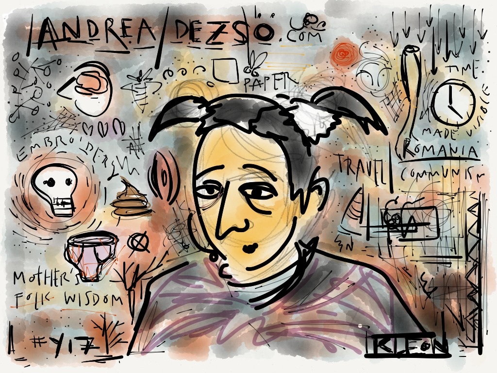 Doodle of Andrea Dezso speaking | From last year in San Dieg… | Flickr