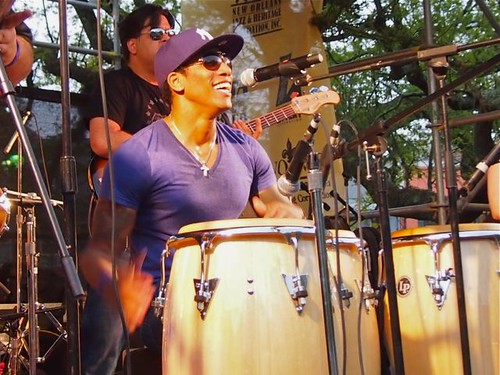 Pedrito Martinez at Congo Square New World Rhythms Festival 2013. Photo by Melanie Merz.