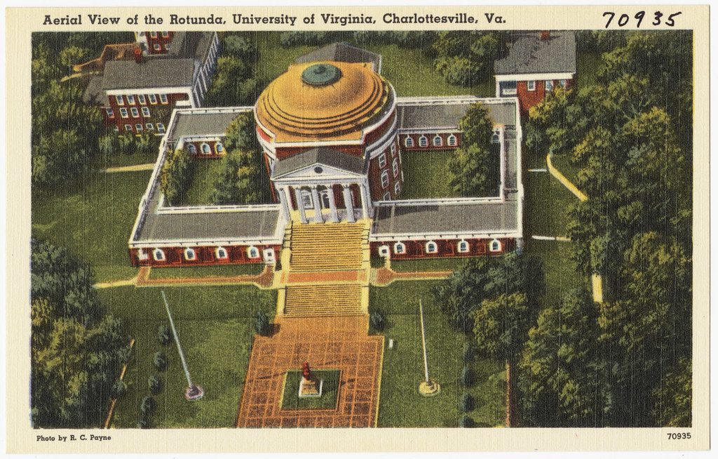 Details about   Vintage University of Virginal Postcard Rotunda Building Unused Charlottesville 