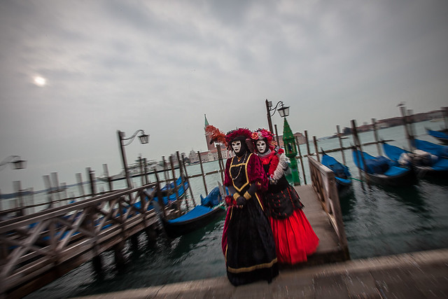 Venetian masks at the Carnival of Venice