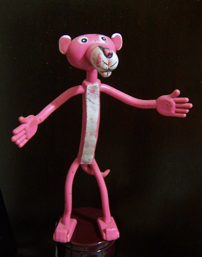 Pantera cor de rosa | Brinquedo antigo Pink Panther, marca U… | Flickr