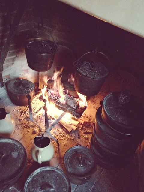 Fireplace cooking