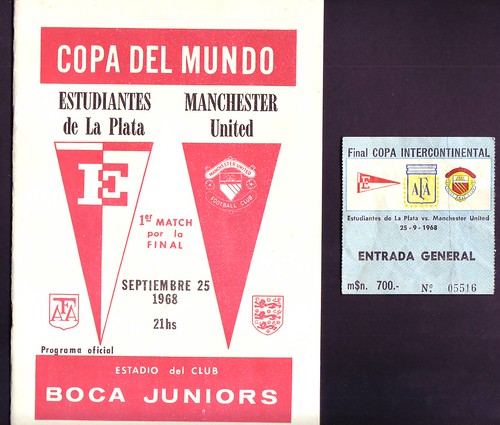 Estudiantes de la Plata v Manchester United-FIFA World Club Championship 1968 | by Leslie Millman-Manchesterunitedman1