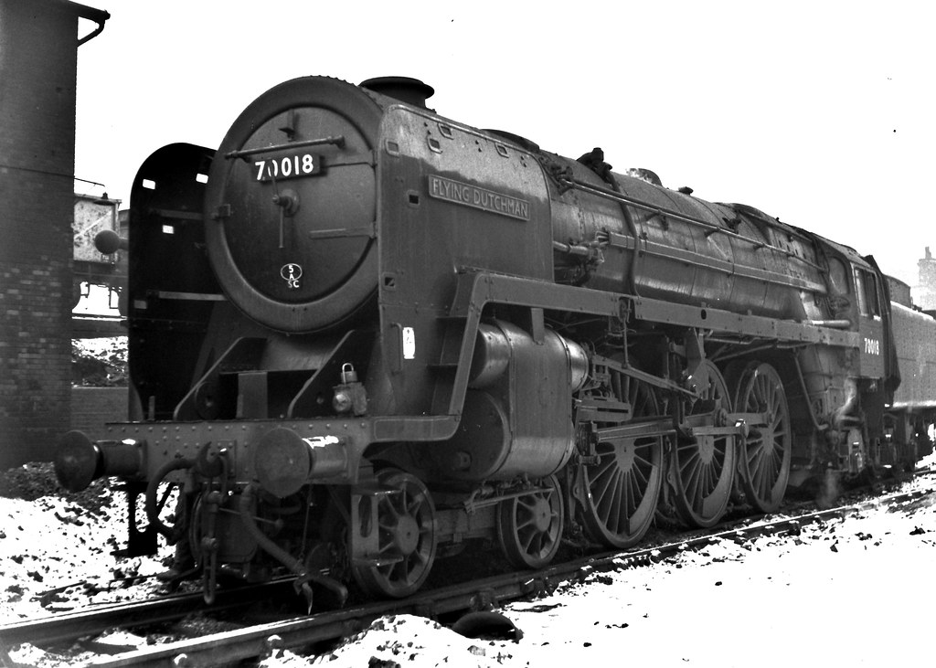 Railways - 70018 'Flying Dutchman' at Gloucester (Barnwood) Shed