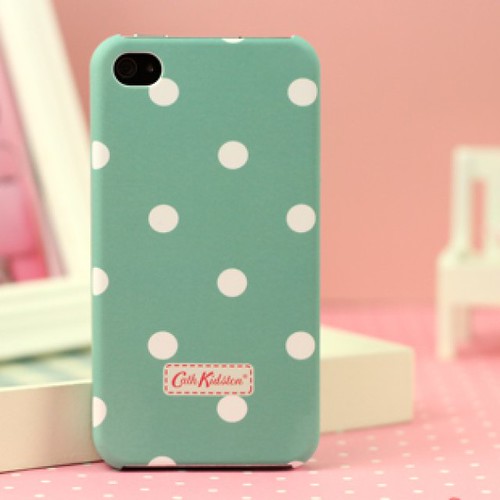 cath_kidston_cover_for_iphone_44s_aqua_dot | by nice cases